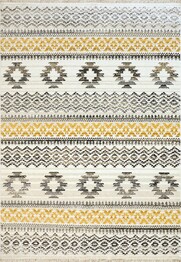 Dynamic Rugs Avery 6546197 Ivory Grey and Gold